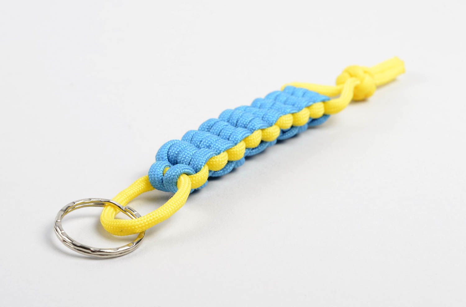 Stylish handmade woven keychain phone charm handmade key accessories gift ideas photo 2