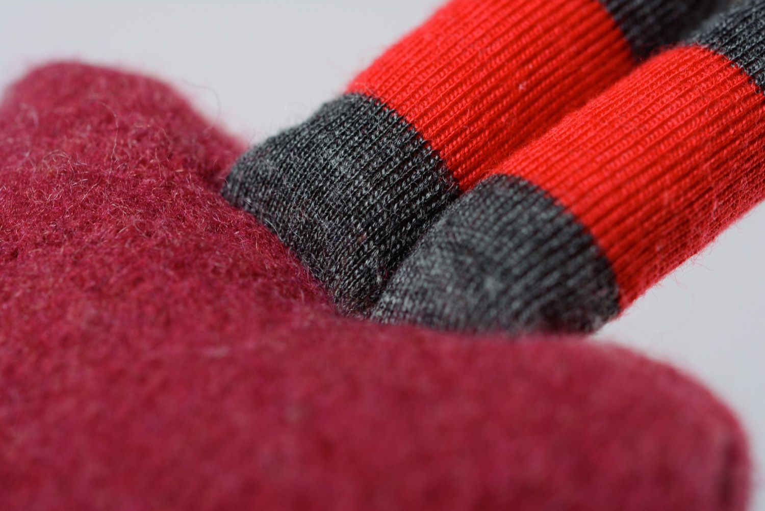 Poupée en tissu Brebis faite main en tricot et laine originale pour enfant photo 5