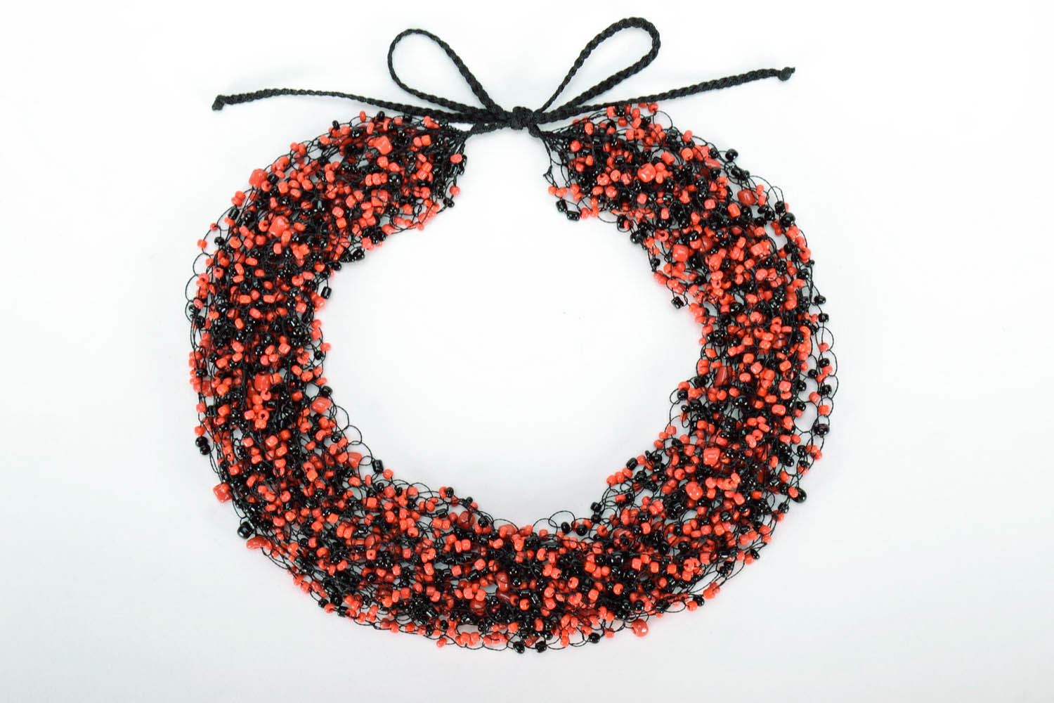 Handmade bead necklace photo 3