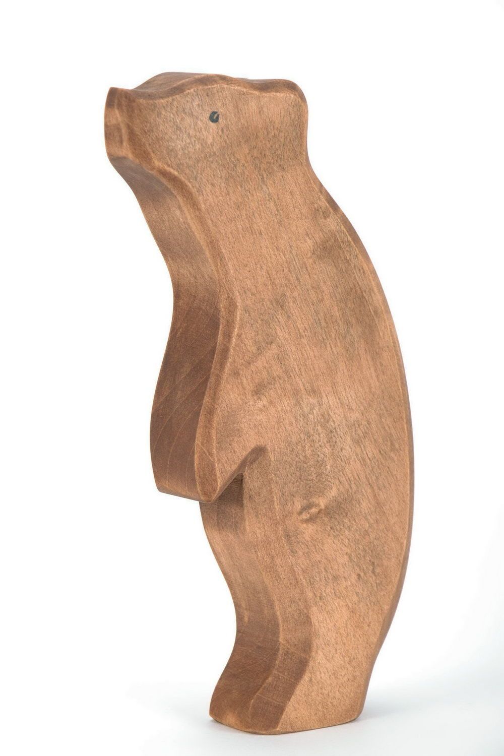 Figurine made from maple wood Grizzly Bear photo 3