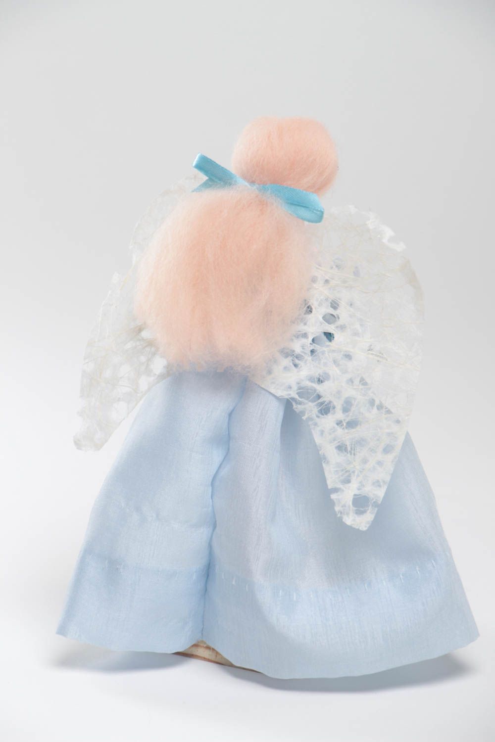 Handmade kleine Puppe Engel Stofftier Designer Geschenk für Interieur Dekor foto 4