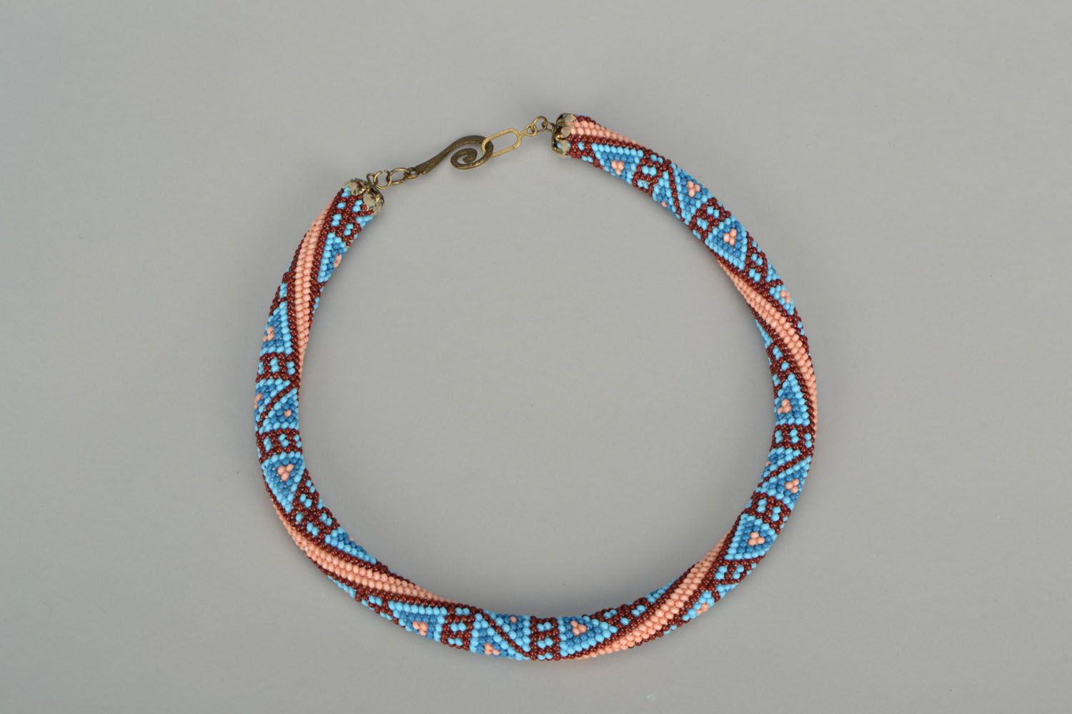 Beaded cord necklace photo 3