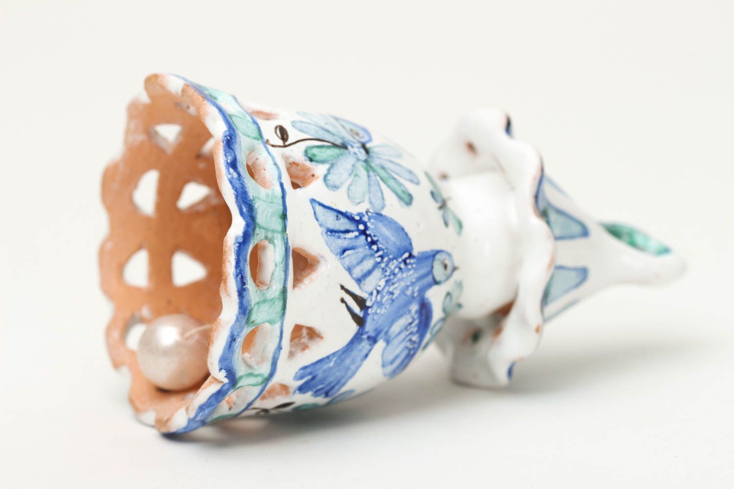 Keramik Handarbeit Figur aus Ton Haus Dekoration originelles Geschenk Souvenir foto 4