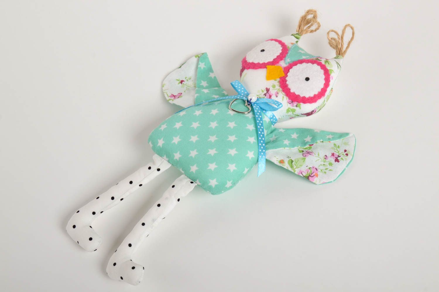 Stylish handmade soft toy rag doll stuffed toy home design decorative use only photo 2