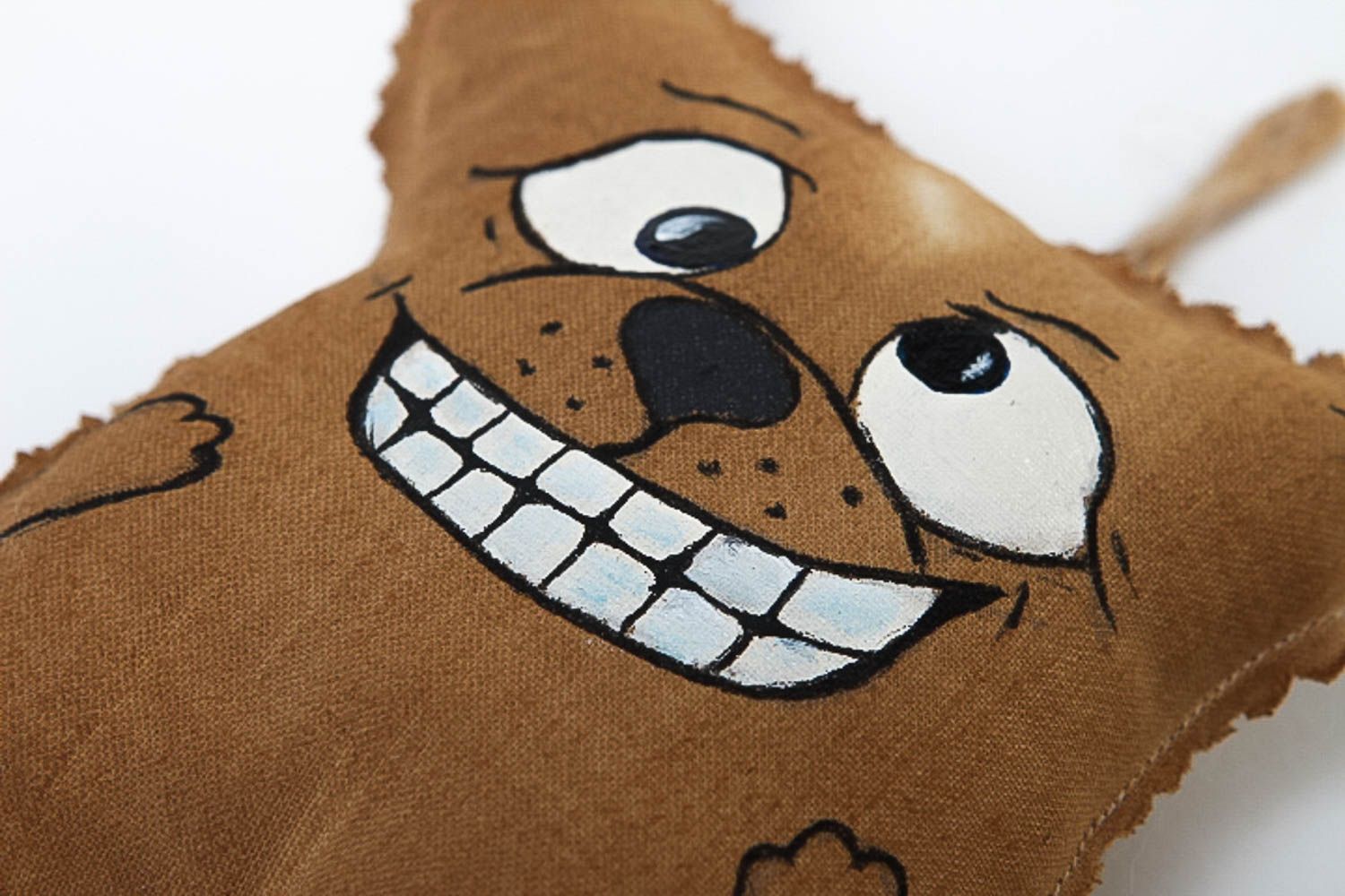 Peluche de animal hecho a mano de algodón juguete de tela objeto de decoración foto 5