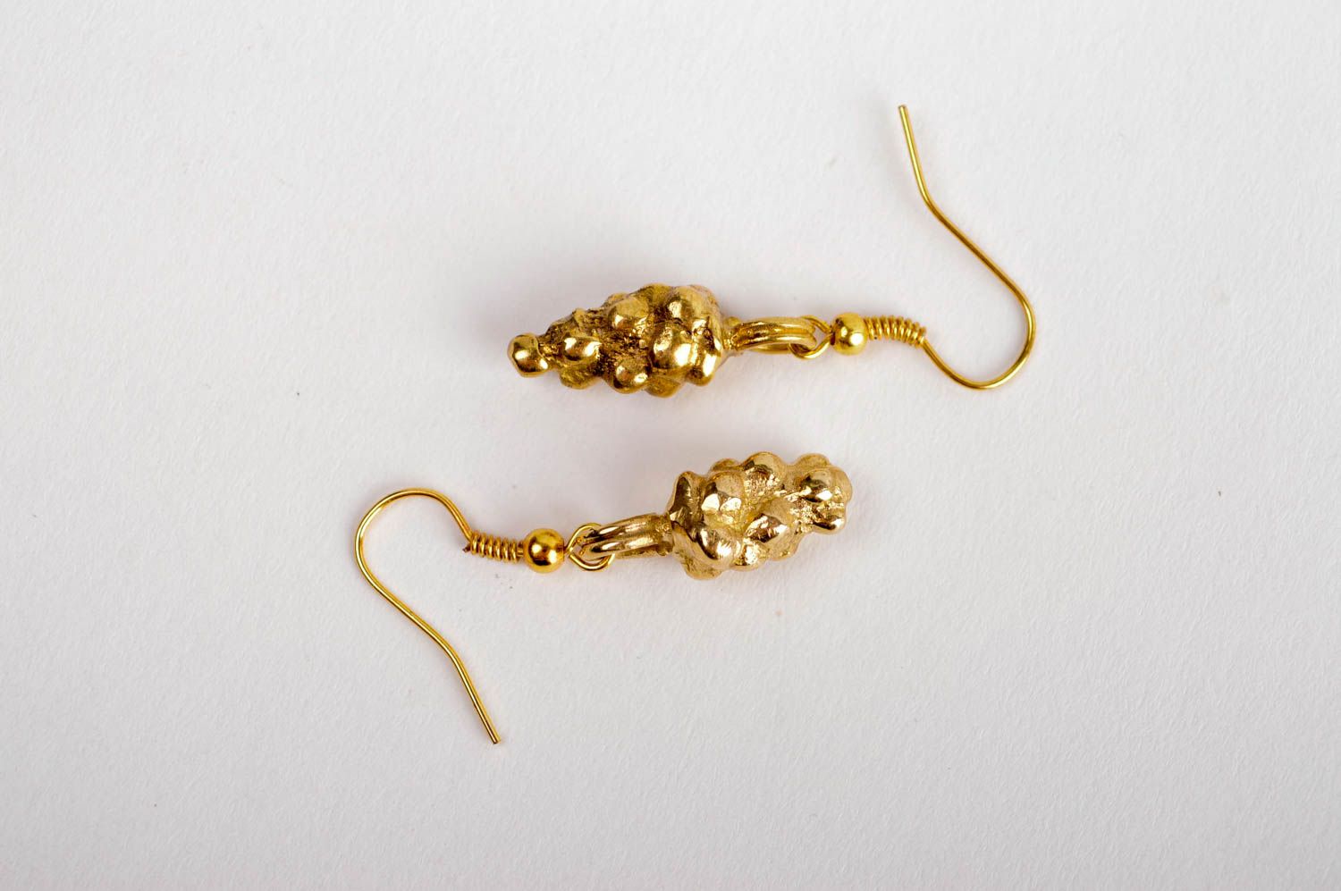 Schöne Ohrringe handmade Metall Schmuck ungewöhnlich Ohrringe für Damen prächtig foto 5