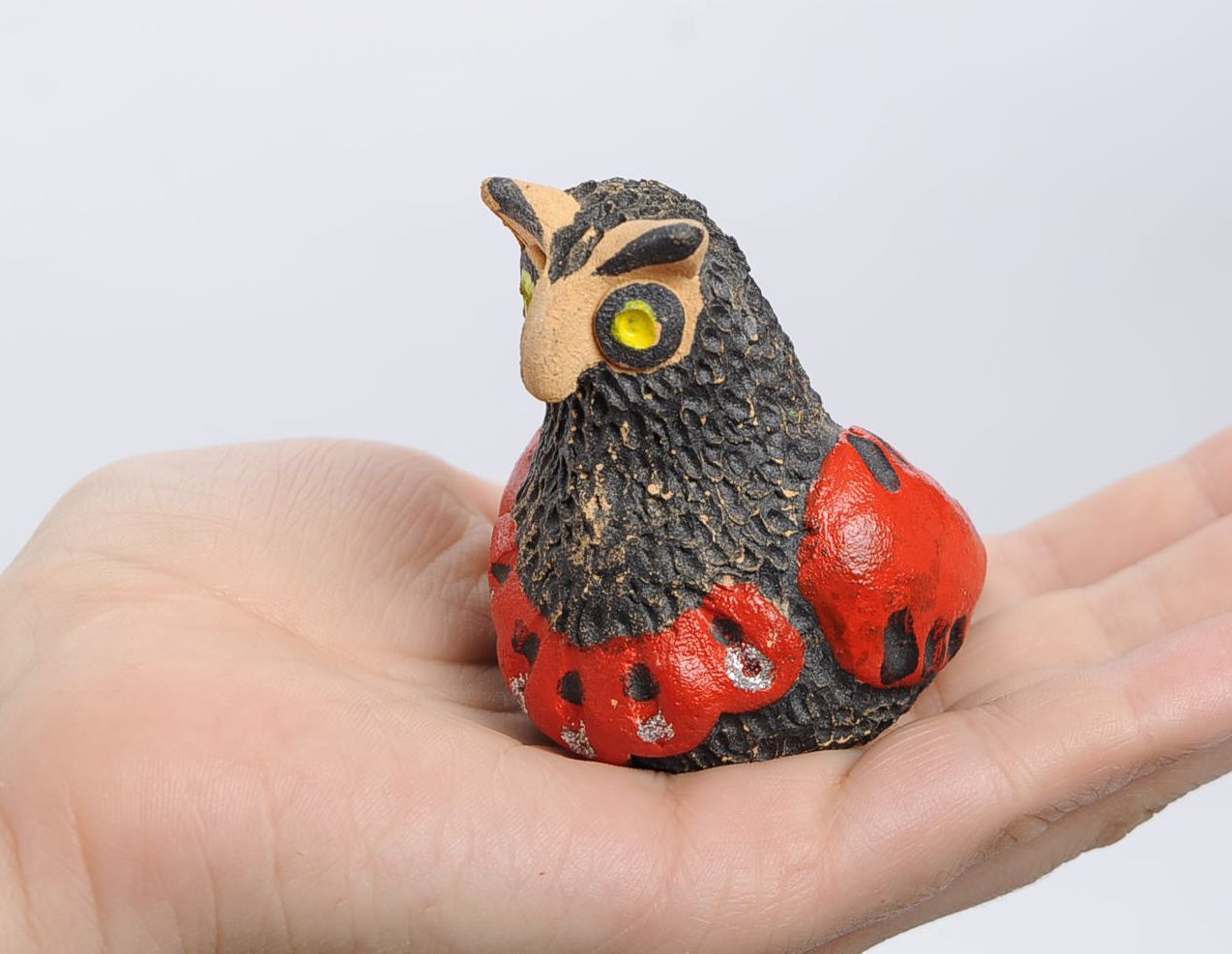 Penny whistle in the form of owl, hand work photo 4