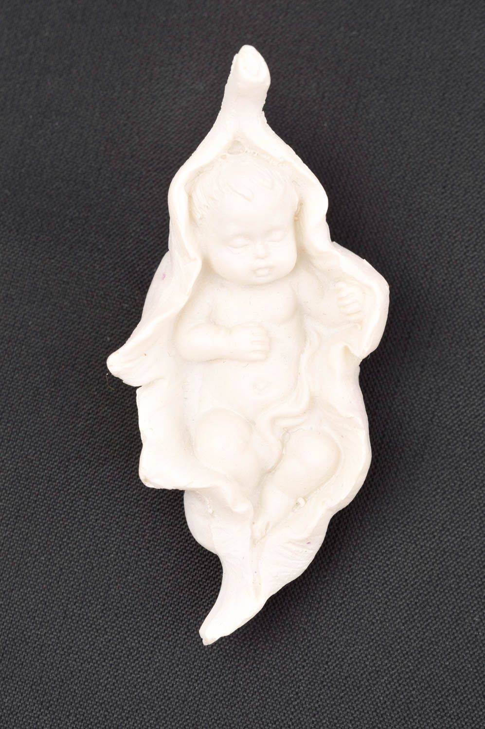 Künstlerische Dekoration Figur handmade Gips Figur Wohn Accessoire Baby foto 4