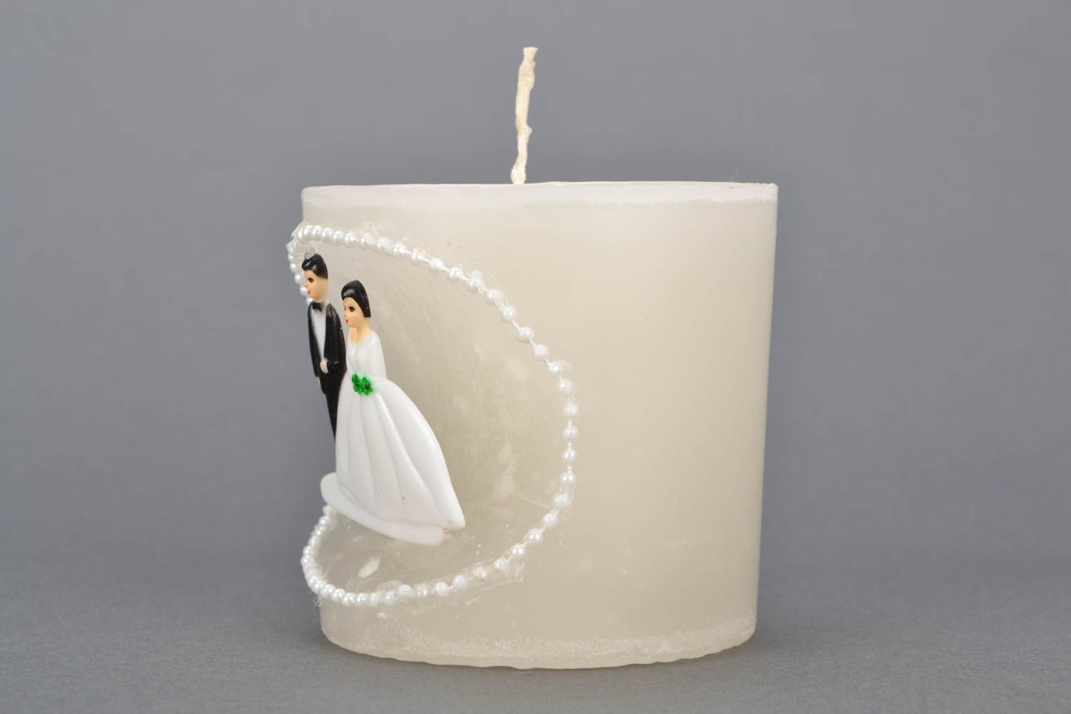 Beautiful wedding candle photo 4