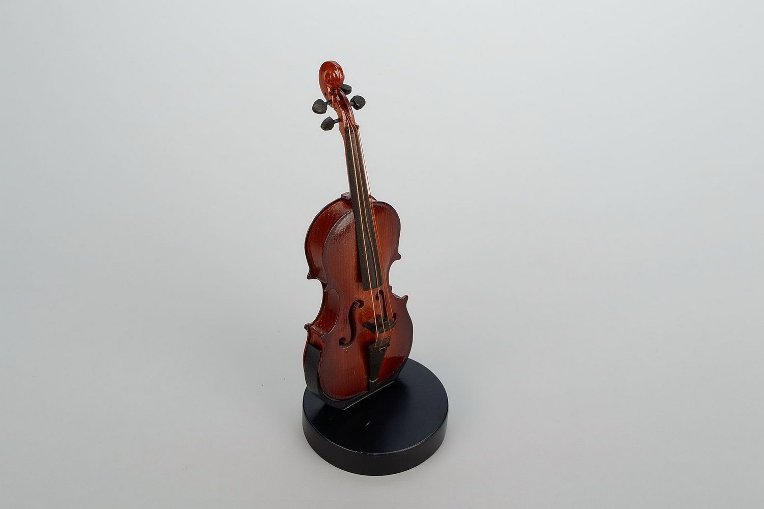 Декоративная скрипка деревянная фото 3