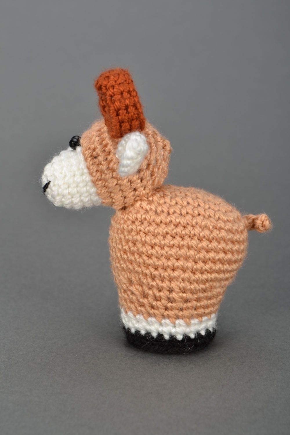 Jouet mou tricoté au crochet Bélier photo 3