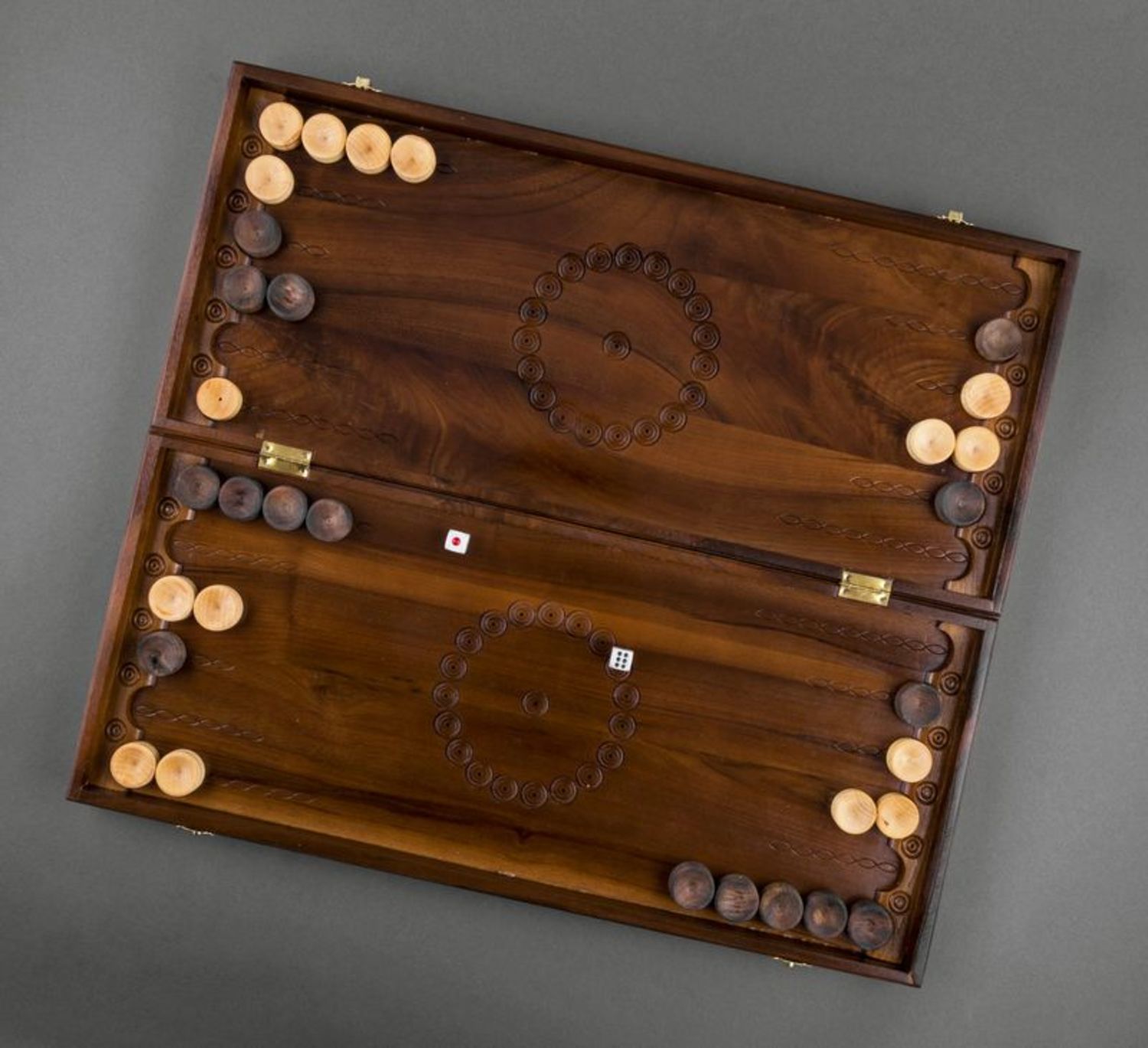 Backgammon de madera foto 4