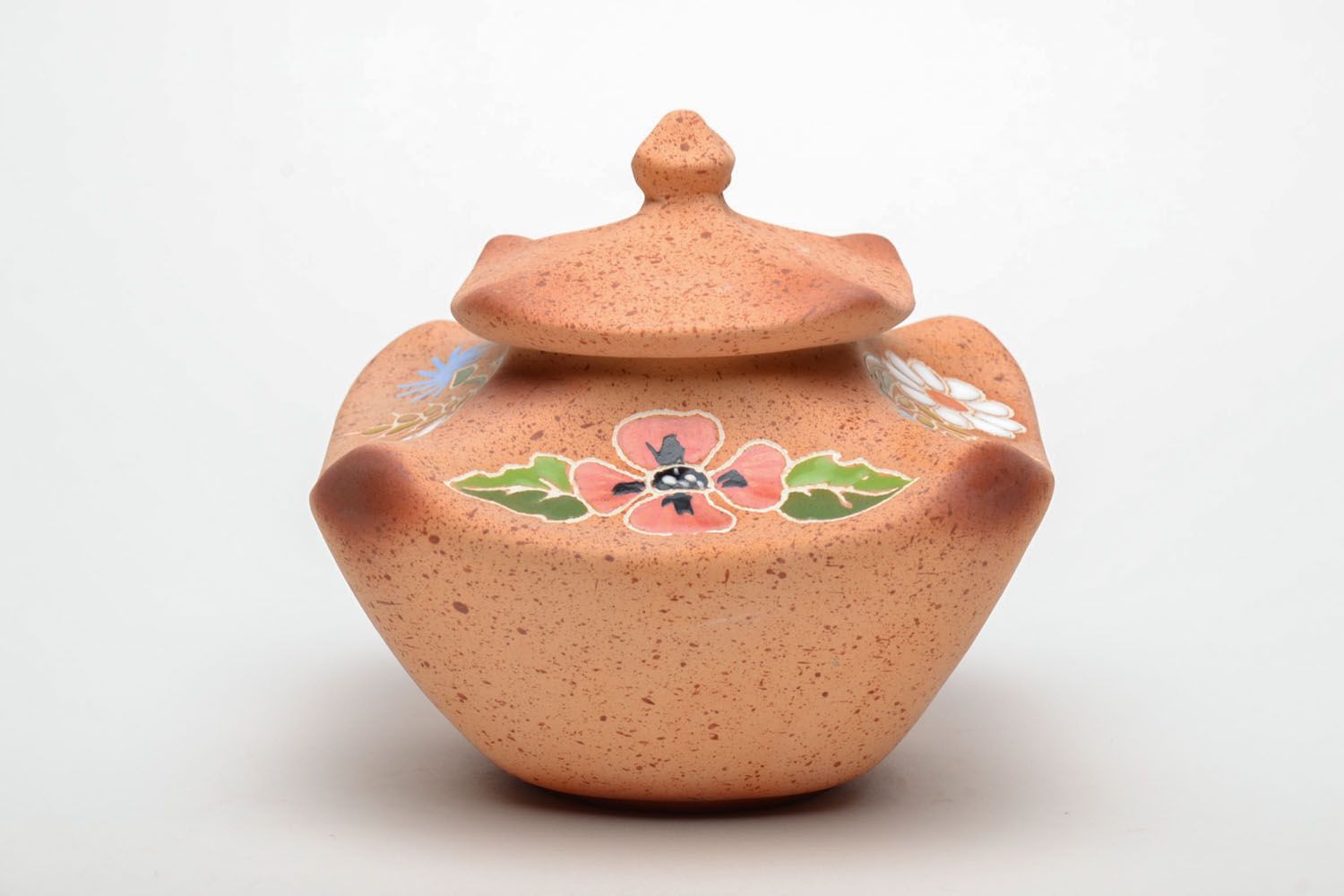 Ceramic sugar bowl of unusual shape photo 3