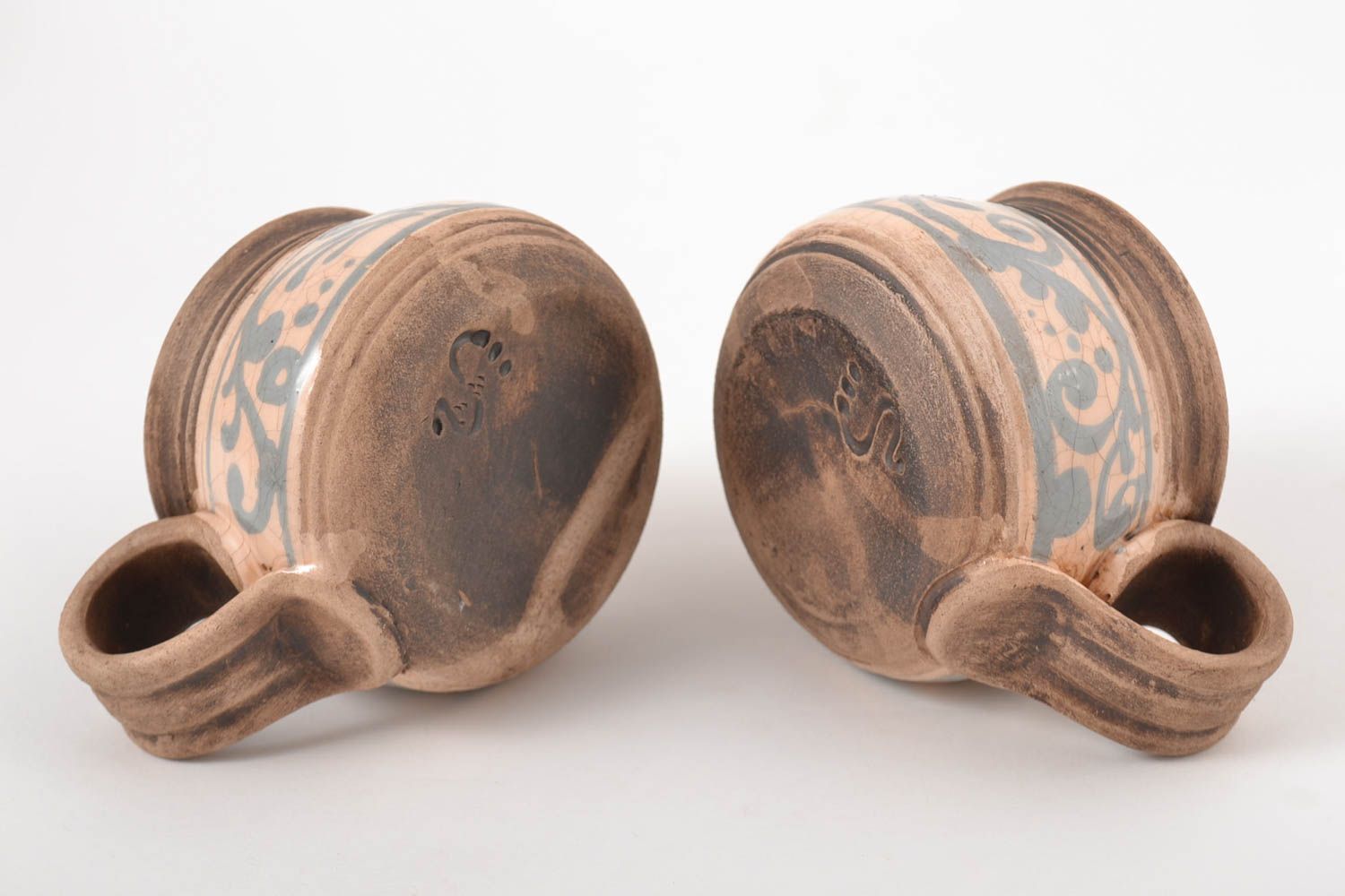 Tazas de cerámica artesanales 100 ml  regalo original utensilios de cocina   foto 3