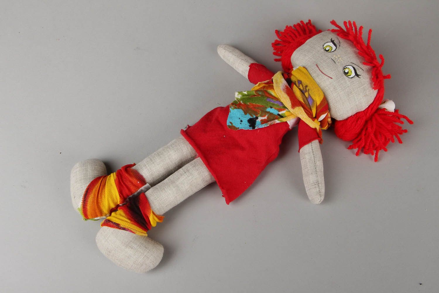 Handmade textile doll photo 1