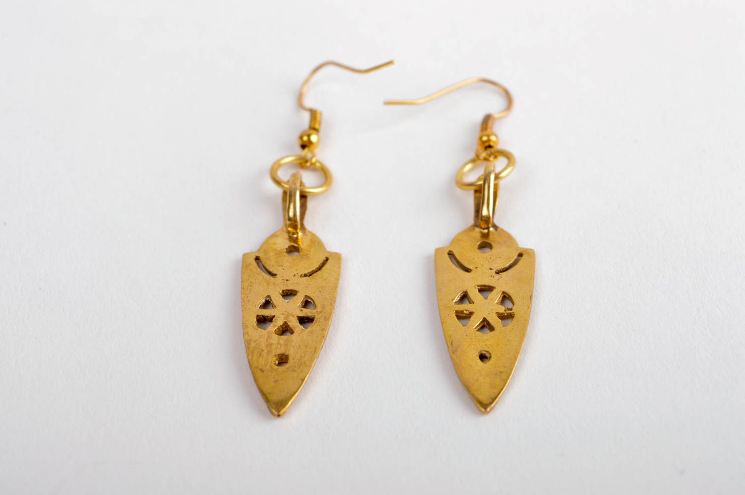 Unusual handmade metal earrings cool jewelry designs metal craft gifts for her photo 4