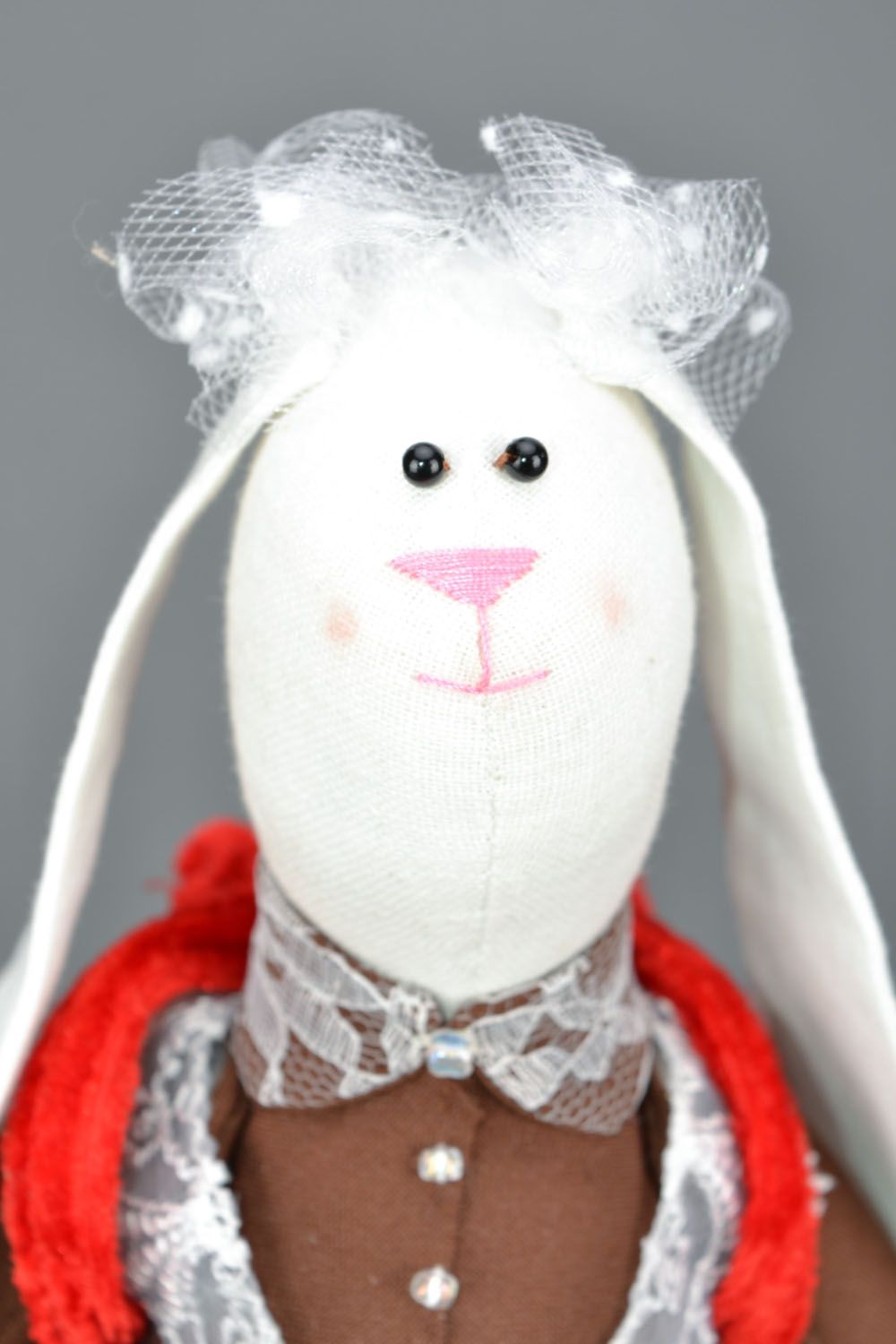 Bunny schoolgirl stuffed toy photo 4