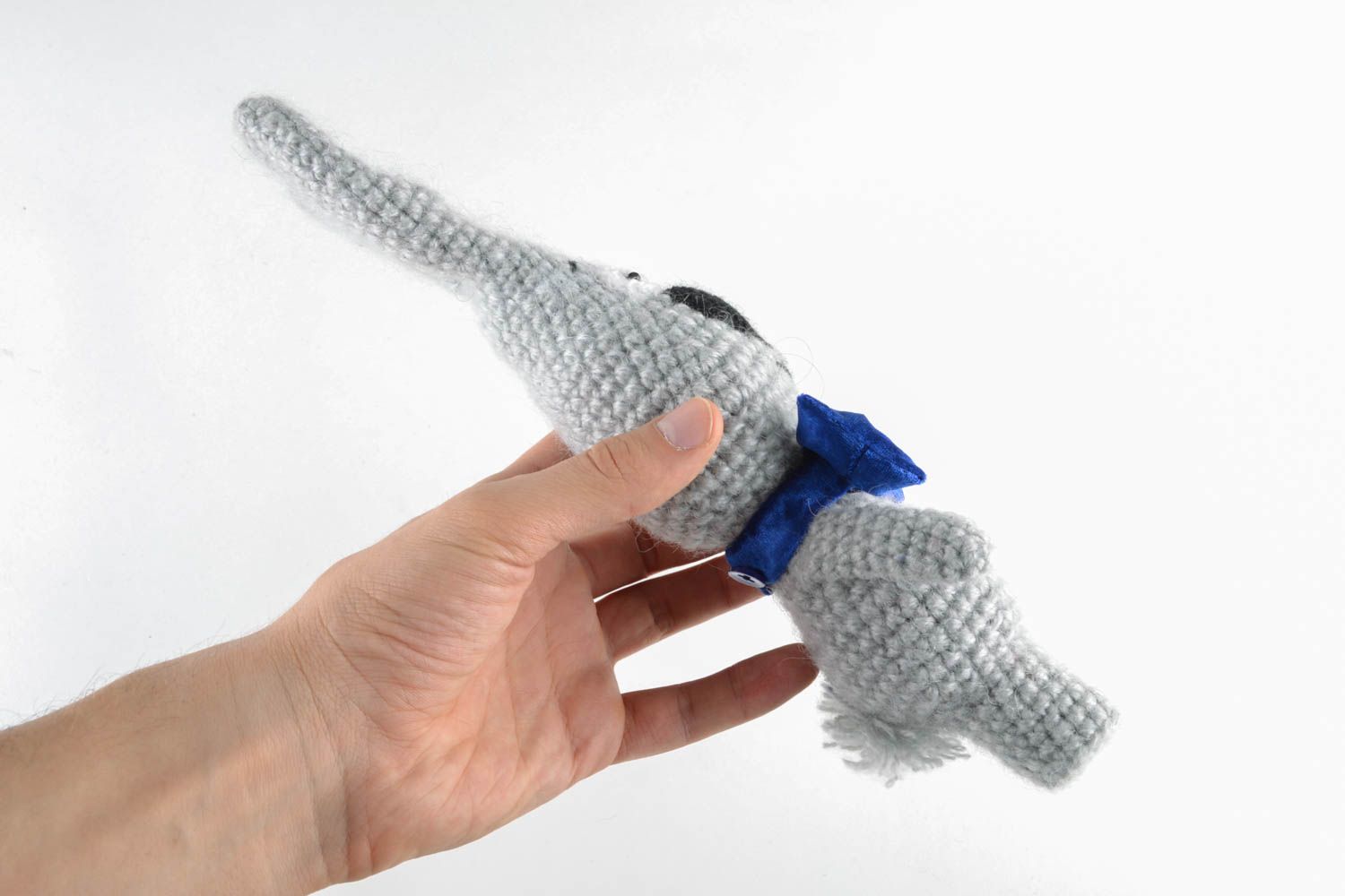 Peluche tricotée au crochet faite main Lièvre photo 4