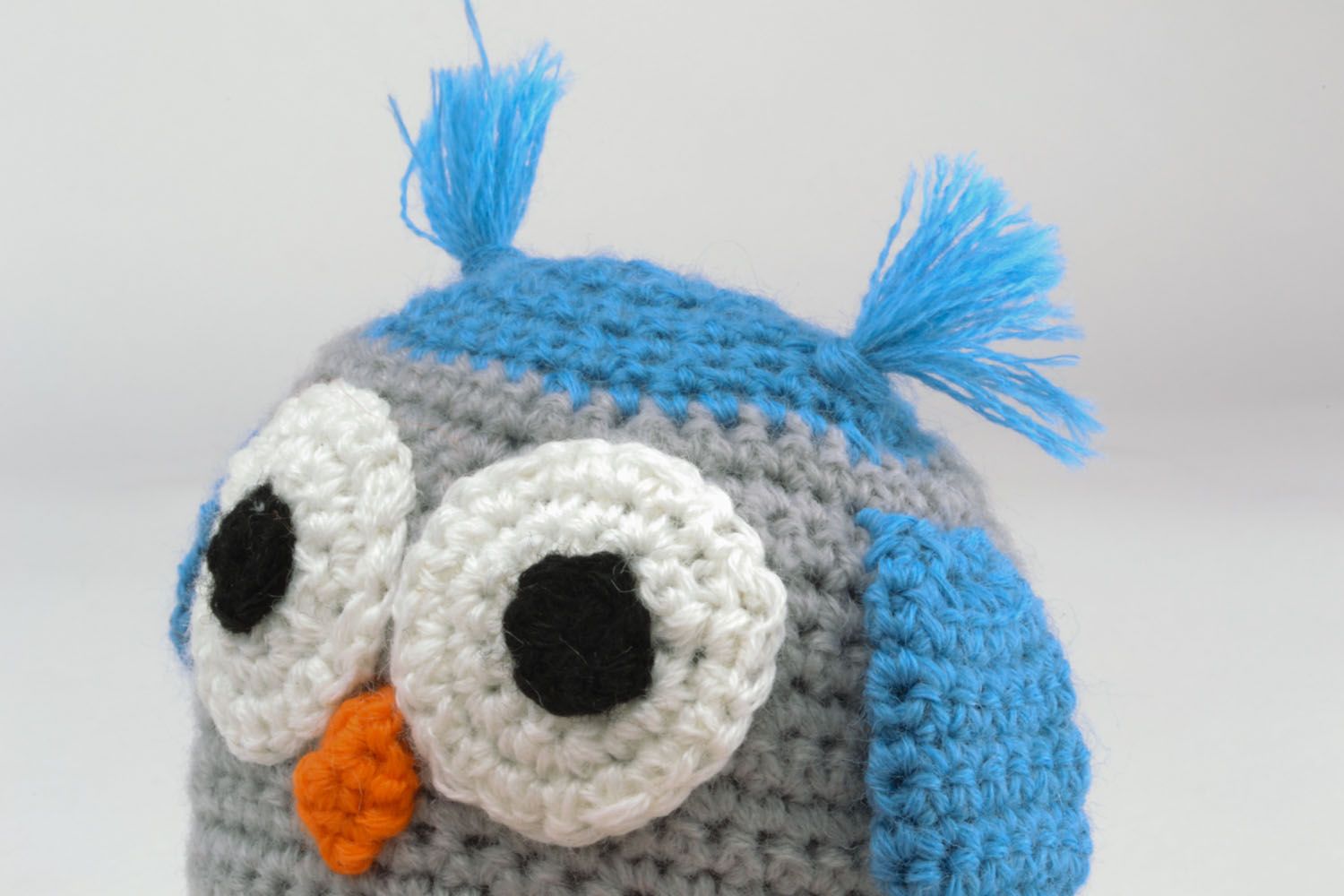 Crocheted toy Funny Owl photo 3