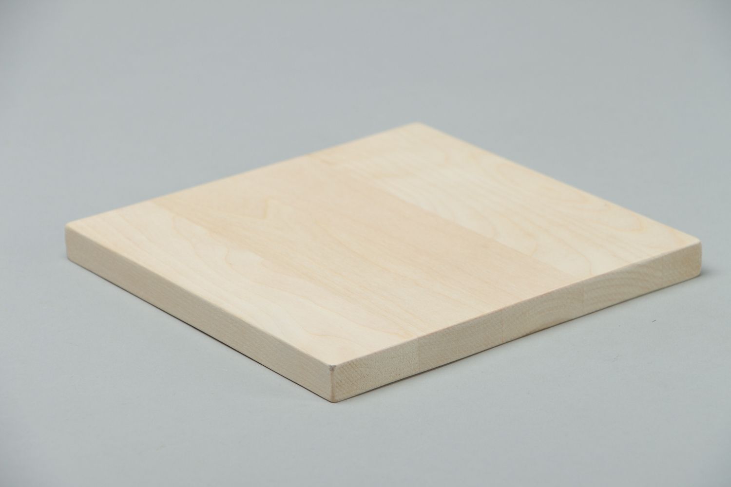 Semilavorato quadrato fatto a mano materiale da dipingere di legno di betulla
 foto 3
