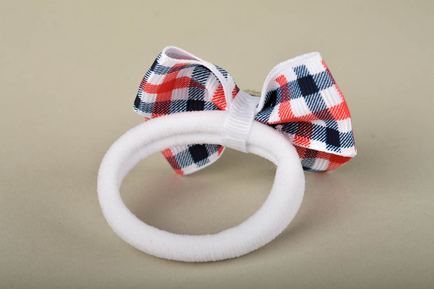 Handmade designer tender accessory hair tie for kids unusual festive hair tie photo 5