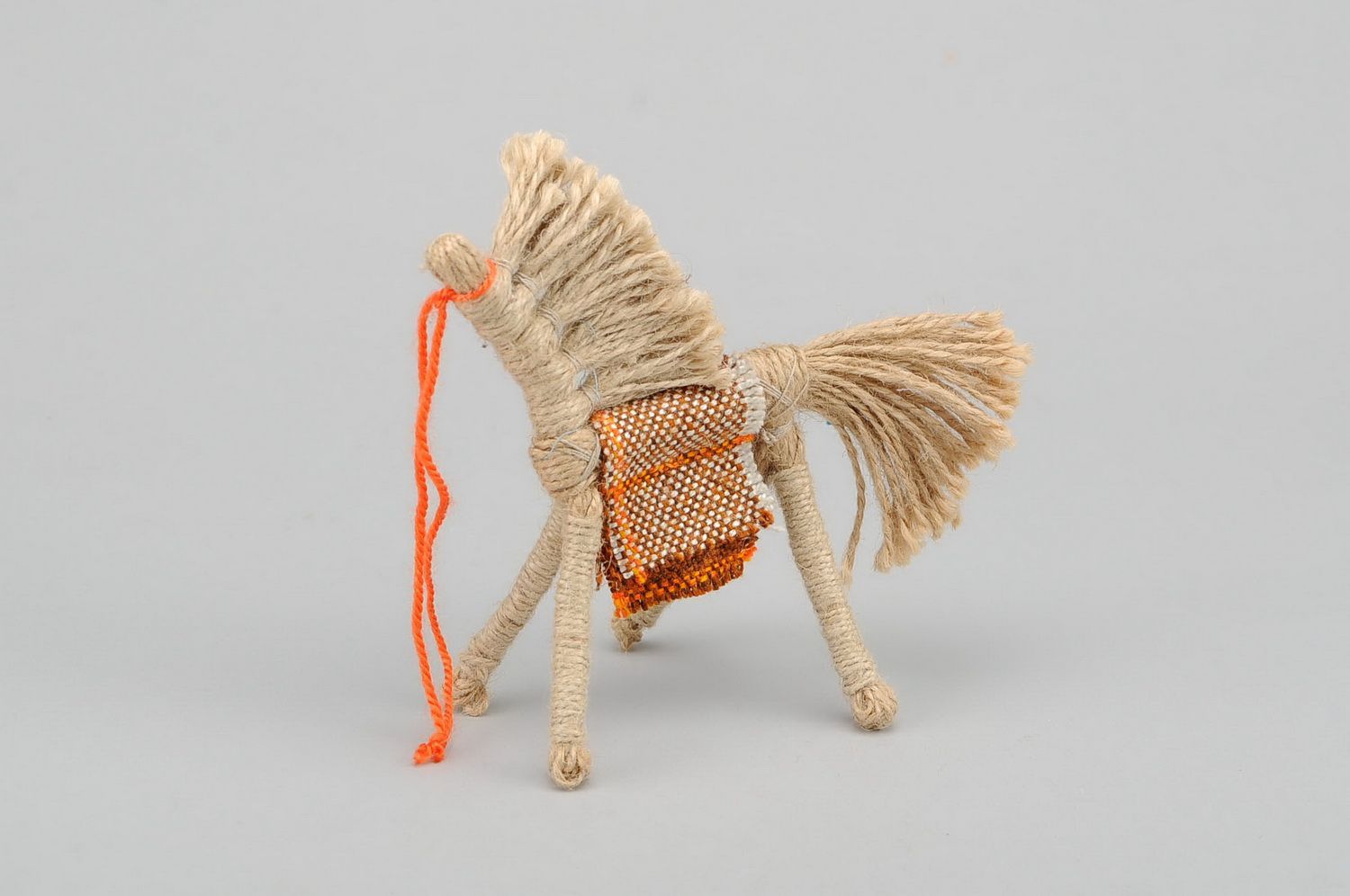 Boneca-motanka Cavalo solar, artesanal foto 3
