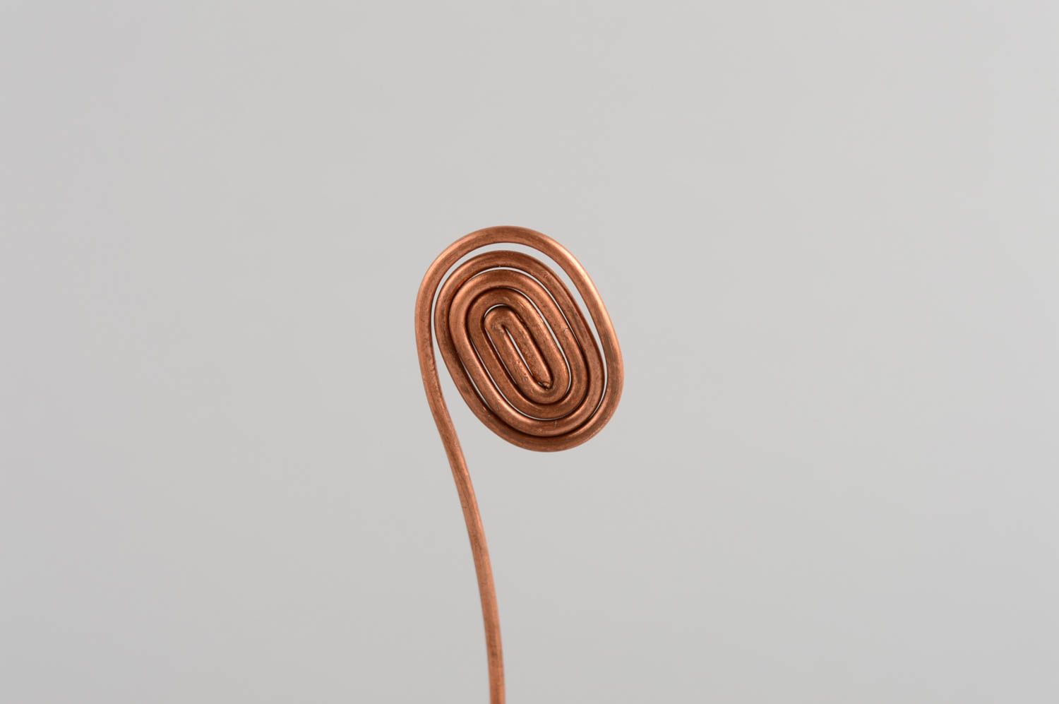 Figura decorativa original de alambre de cobre hermosa hecha a mano camello foto 3