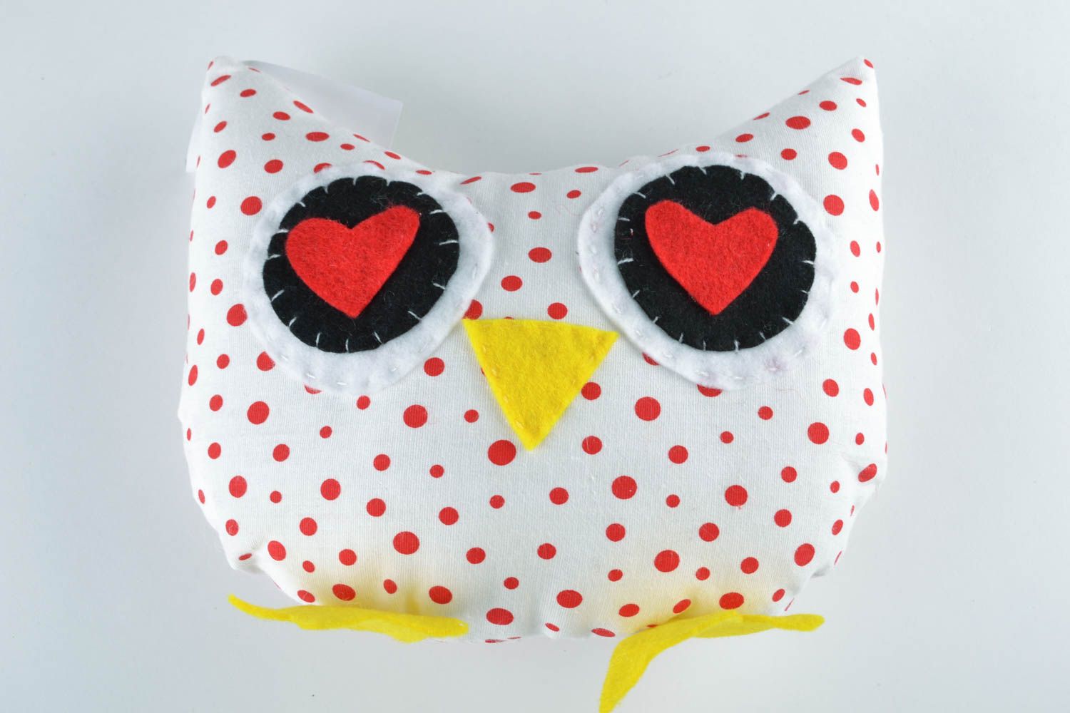 Soft toy for St. Valentine's Day Owl photo 1