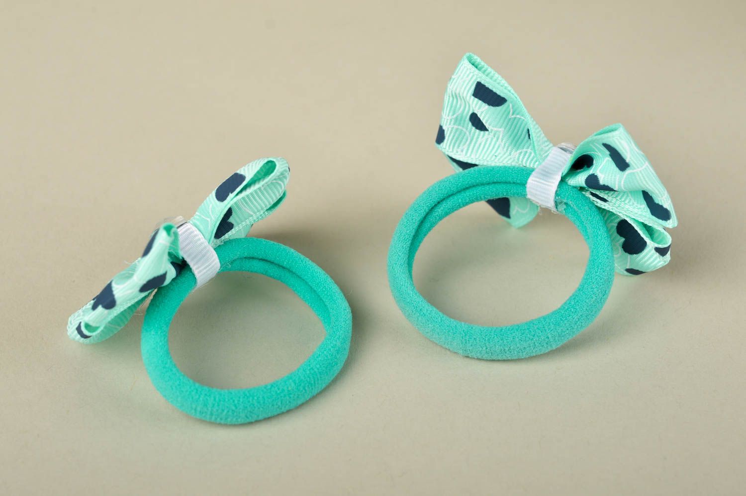Handmade hair accessories cute bows for hair ribbon hair ties gifts for girls photo 4