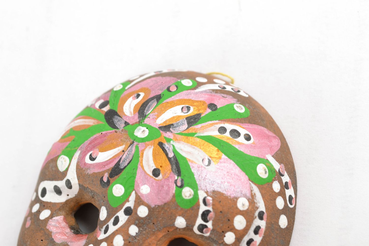 Интерьерная подвеска карнавальная маска миниатюра фото 4