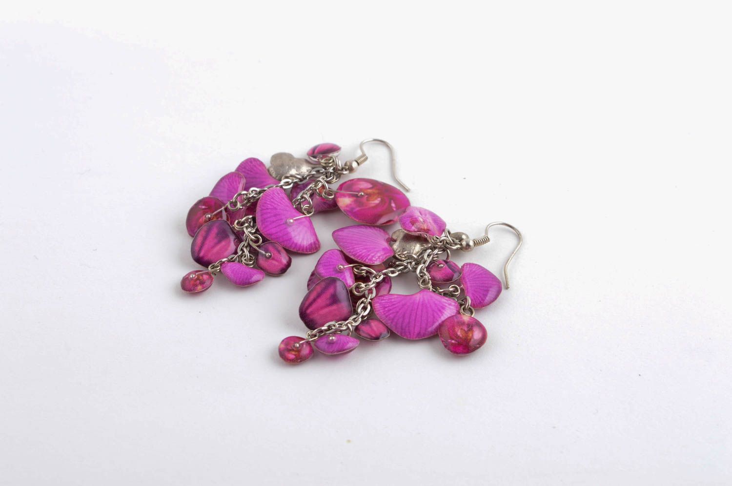 Handmade designer earrings unusual stylish earrings metal cute jewelry photo 2