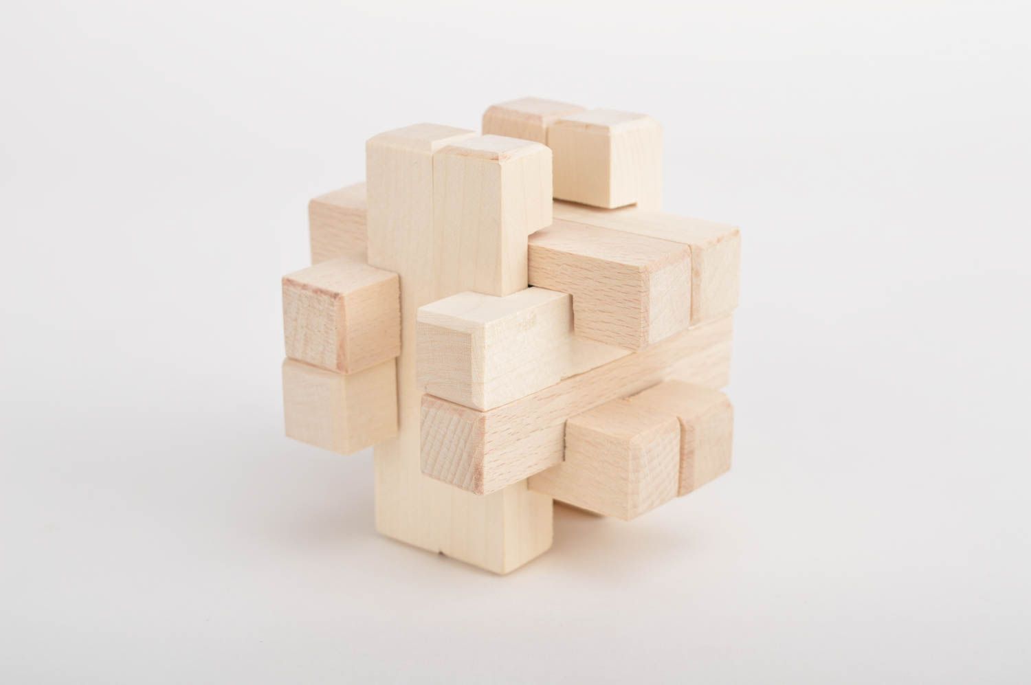 Игрушка ручной работы деревянный кубик игрушка из дерева от 3 лет из бука фото 2