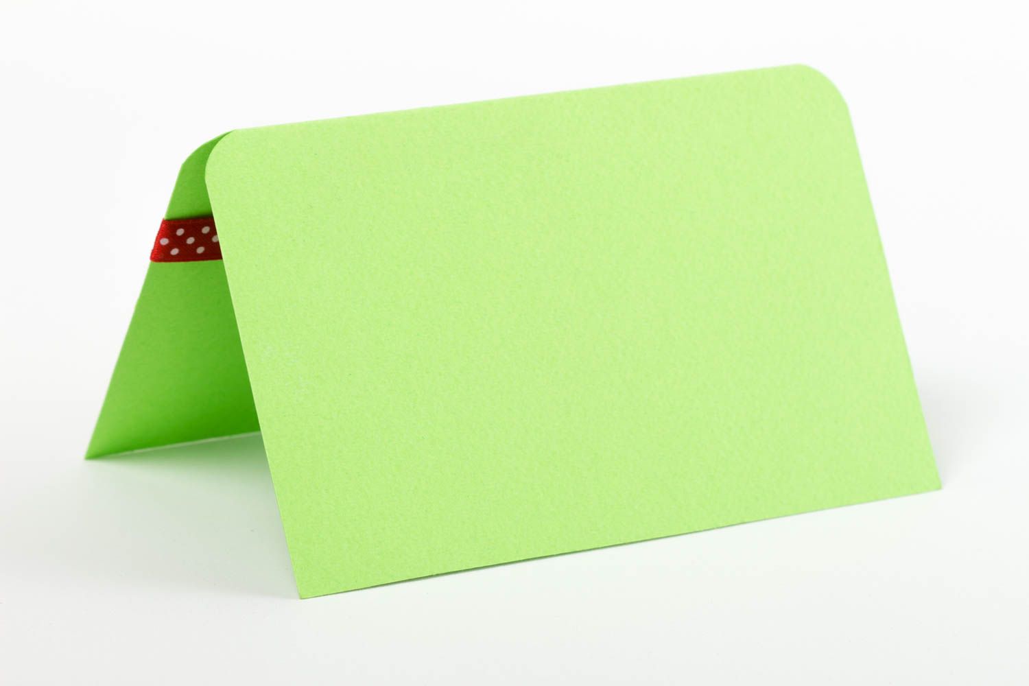 Carte de voeux papier faite main verte avec ours originale Petit cadeau photo 4