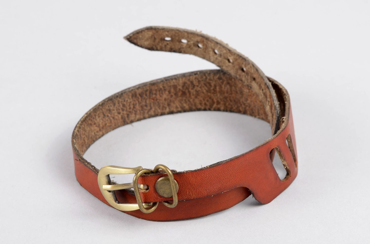 Modeschmuck Armband handmade Mode Accessoire originelle Geschenke in Braun  foto 4