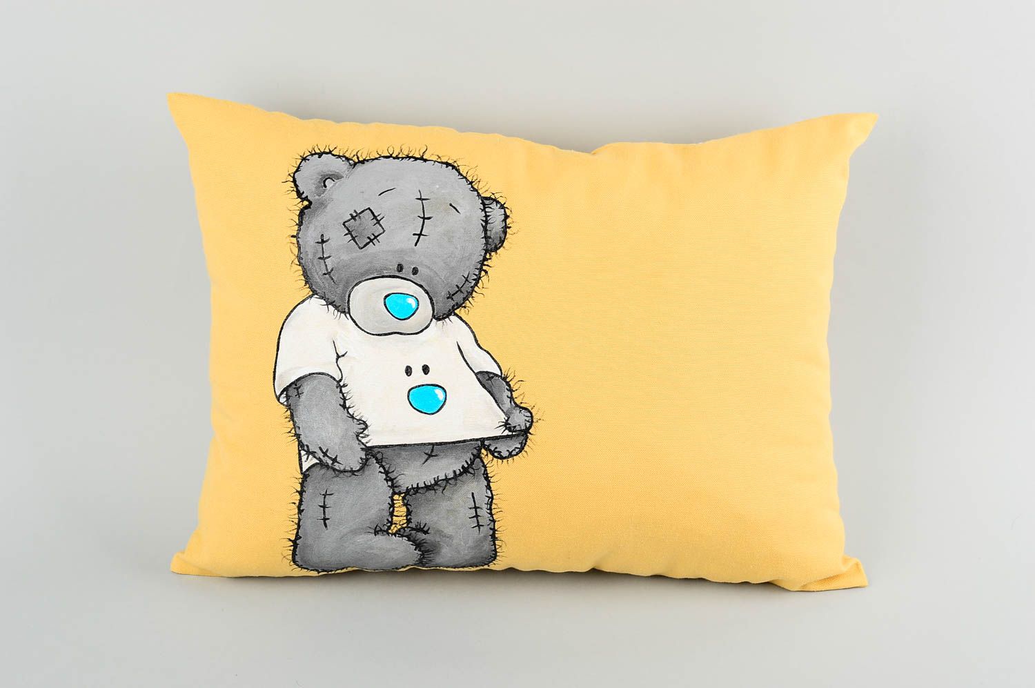 Handmade cushion pillow for sofa teddy pillow interior decoration home decor  photo 1
