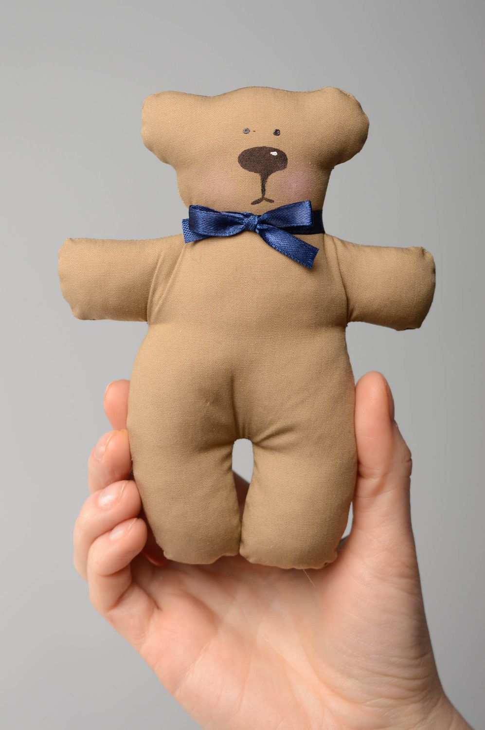Handmade soft toy Beige Bear photo 4
