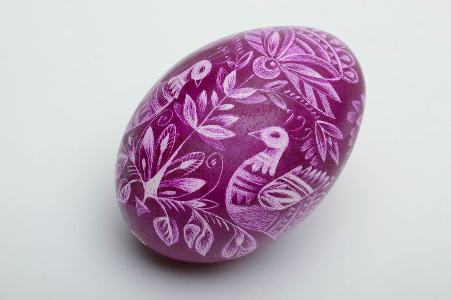 Handmade Easter goose egg photo 2