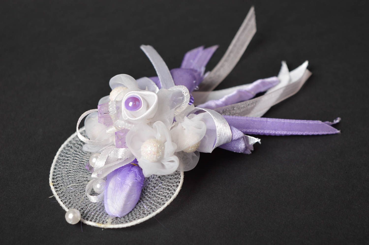 Ramillete de flores hecho a mano botonier para el novio accesorio de boda foto 2
