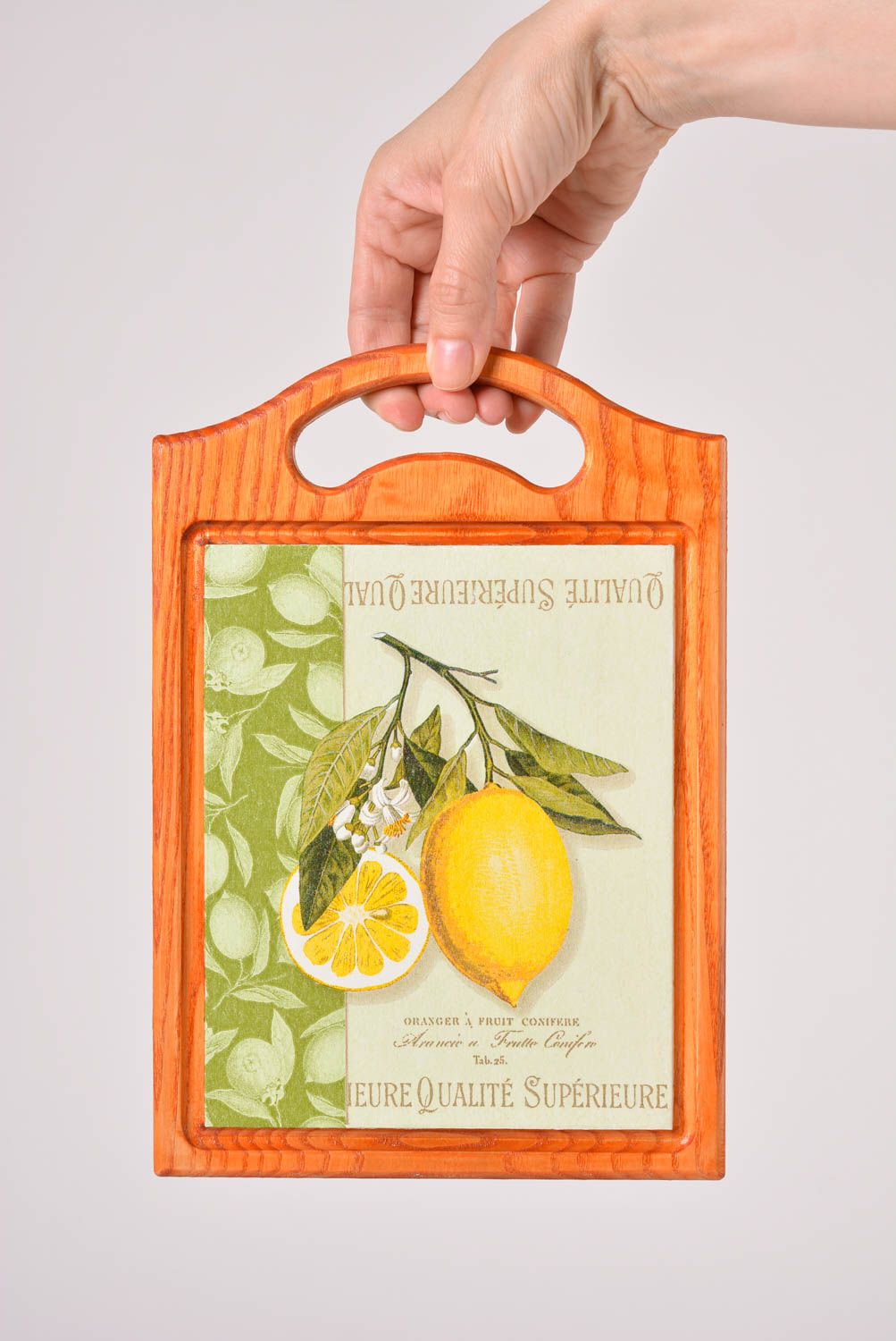 Cutting board wooden decoupage kitchen or dining room decorative accessory photo 2