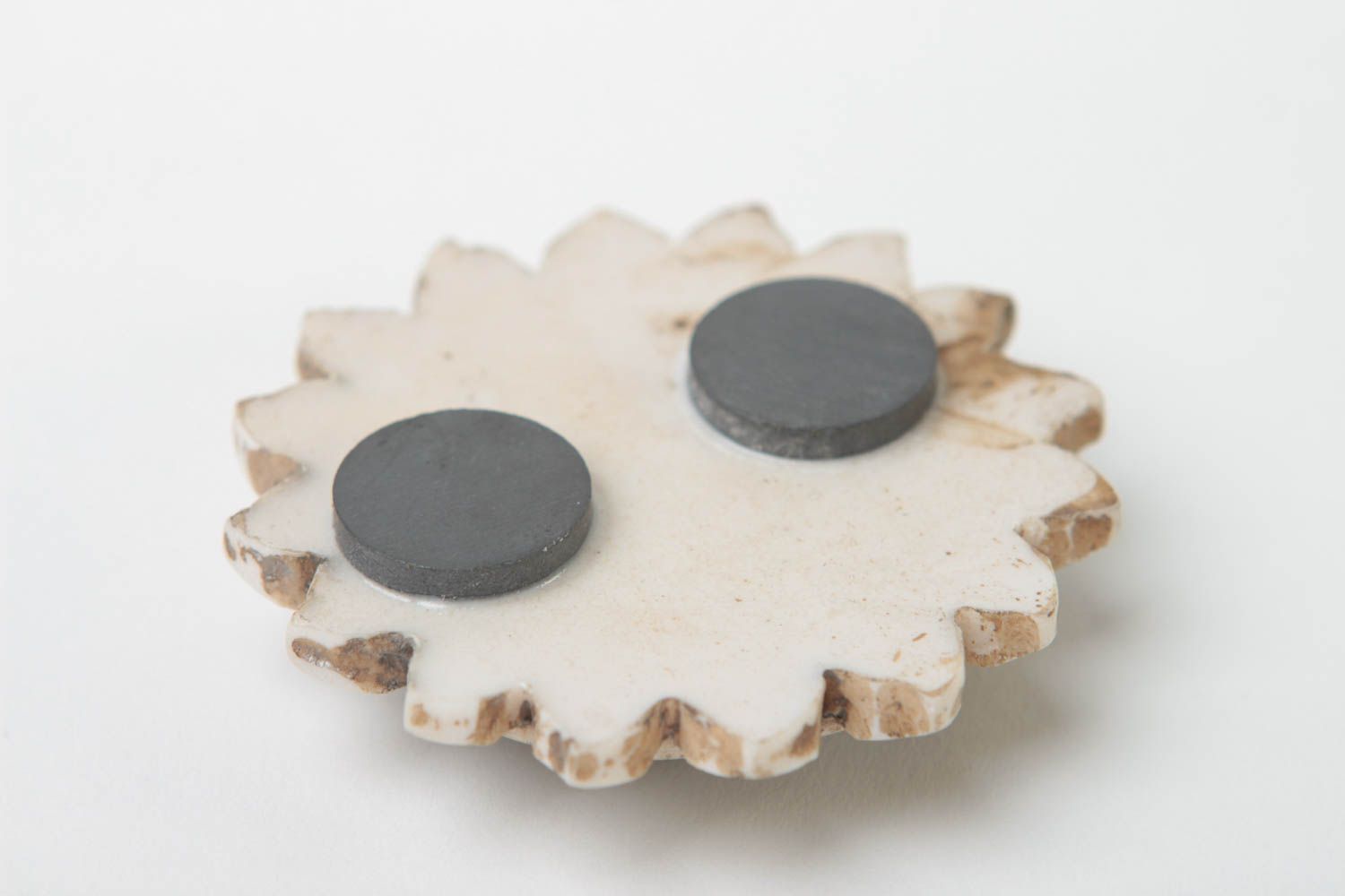 Handmade Kühlschrank Magnet Schutz Amulett Ethno Deko aus Polymer Harz Walküre  foto 4