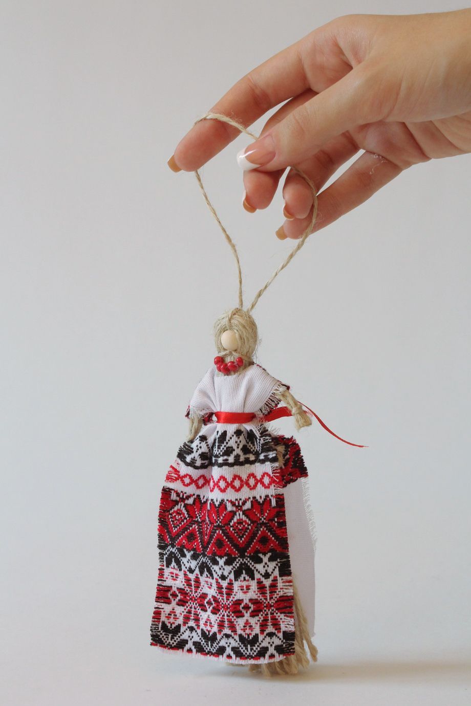 Handmade pendant Doll Bereginya photo 1