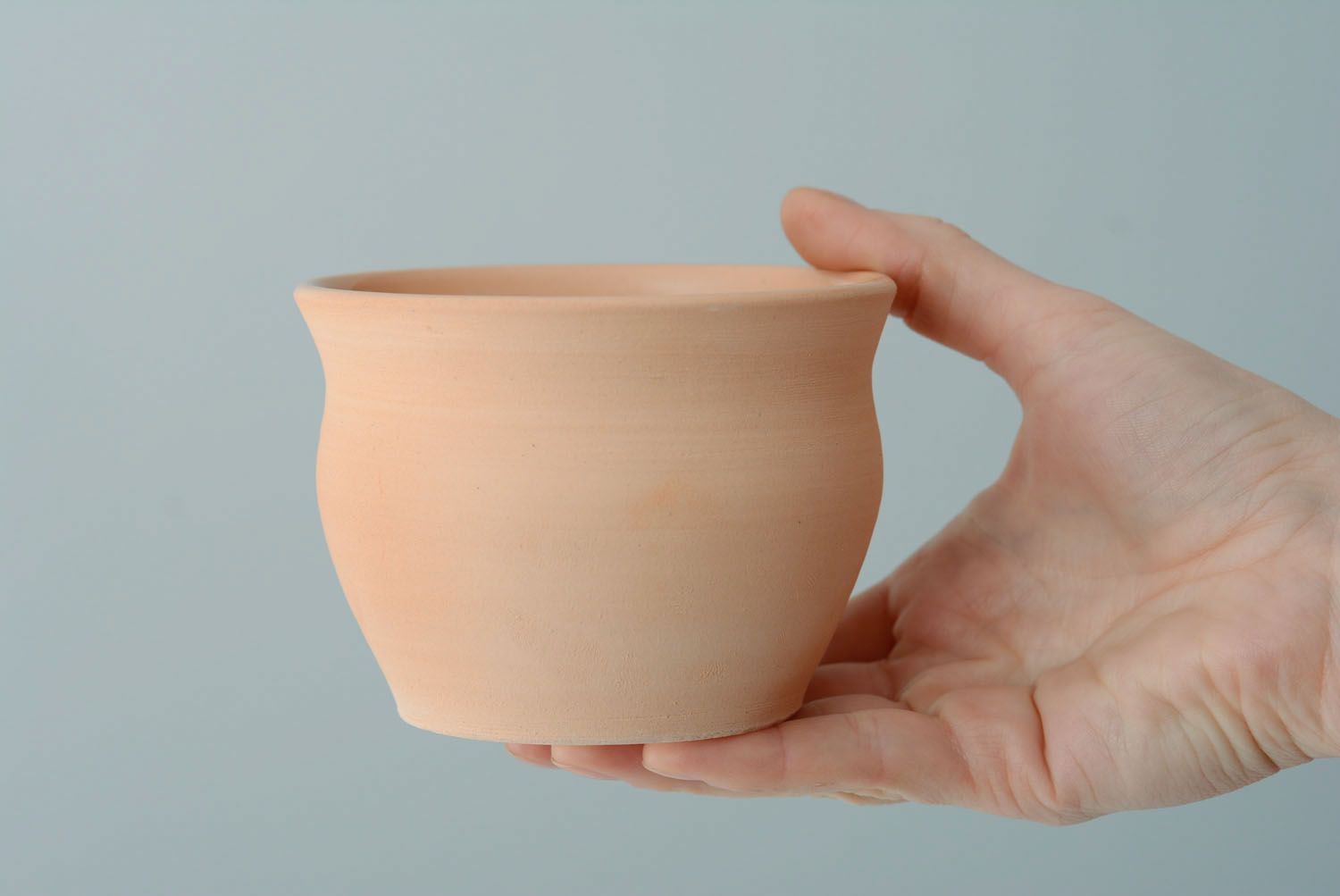 Ceramic salt pot photo 3