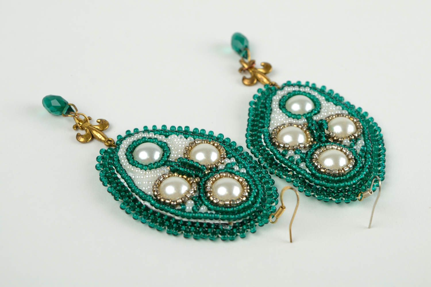 Beautiful handmade beaded earrings beautiful jewellery unusual gifts for her photo 4