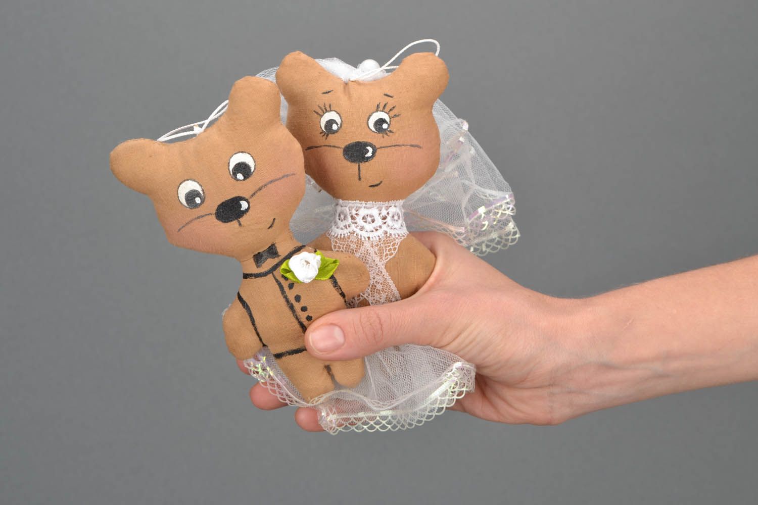Textil Spielzeug für Hochzeit Neuvermählte foto 2