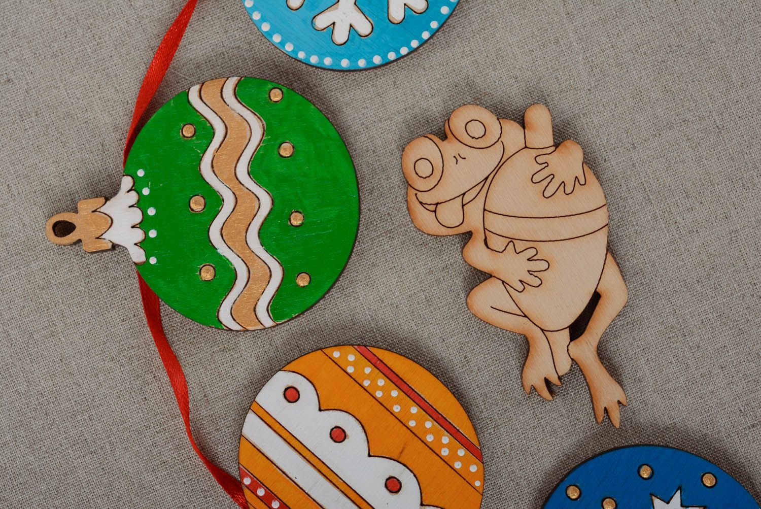 Wooden blank Frog photo 3