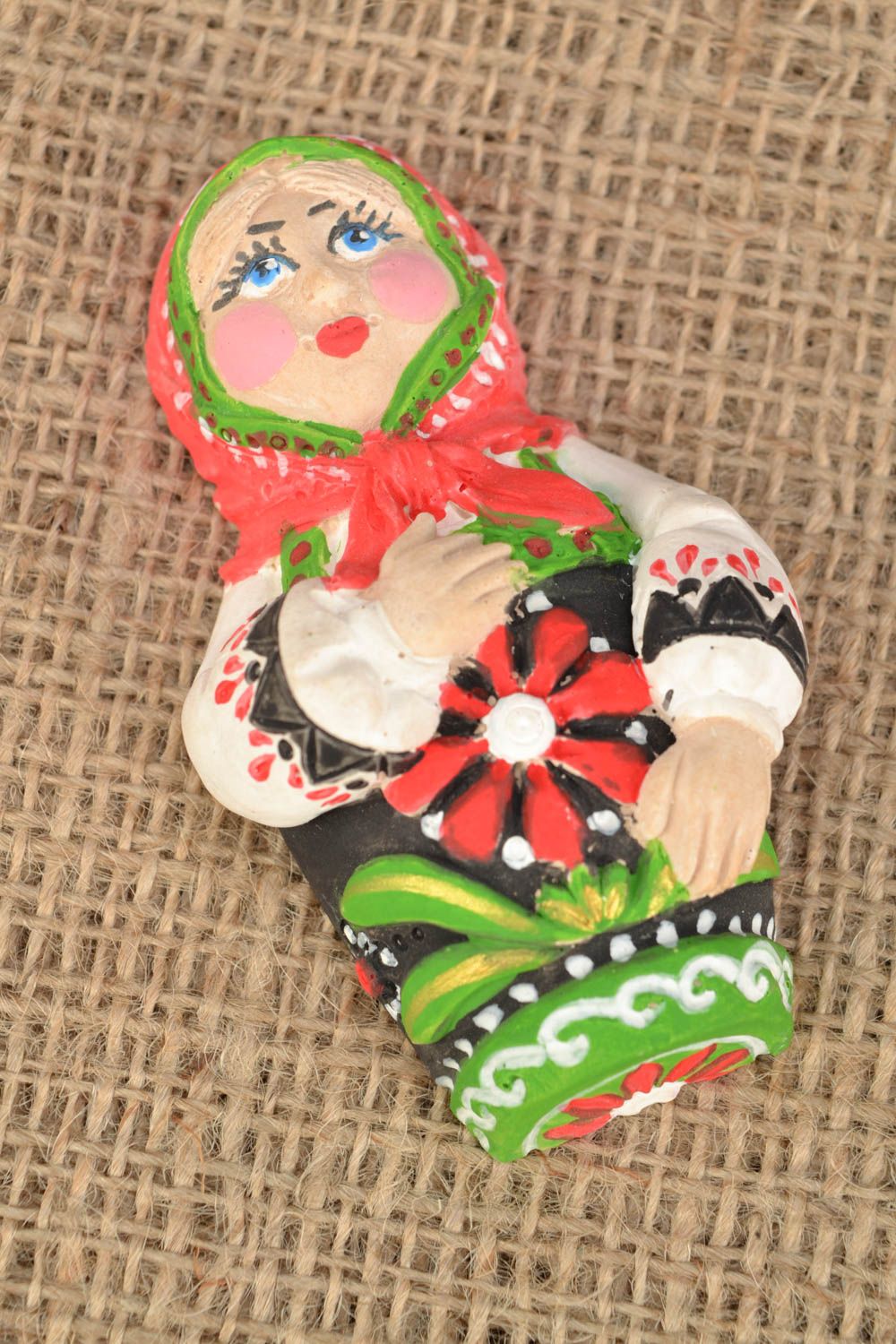 Painted ceramic fridge Nestling Doll photo 1