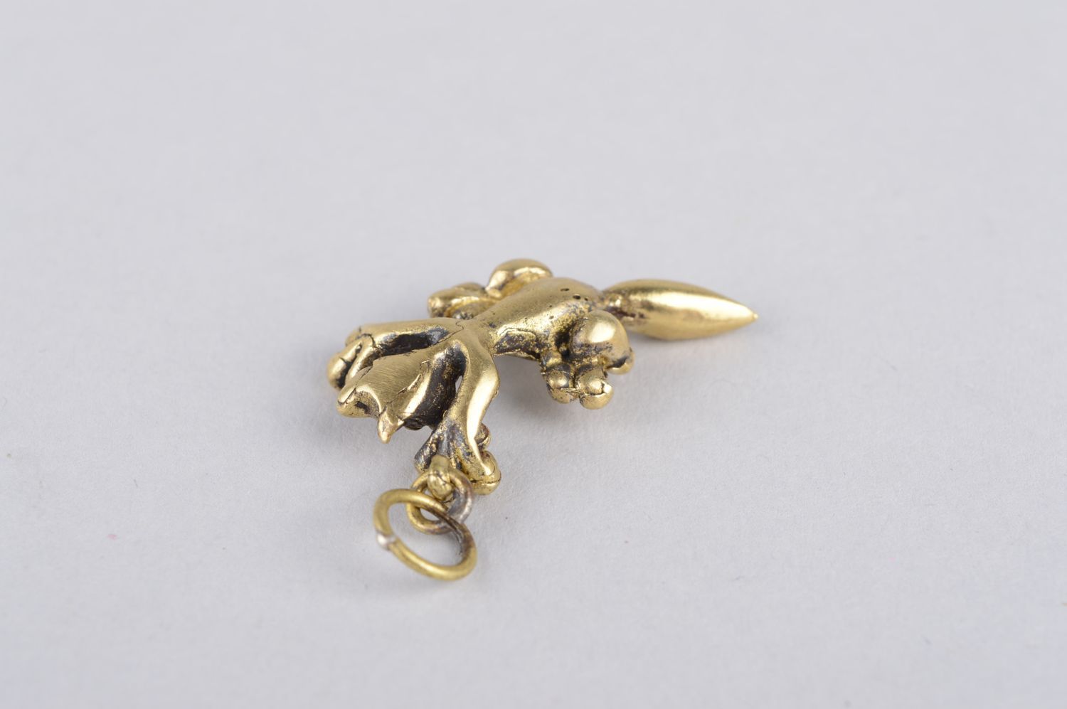 Handmade unusual bronze pendant cute designer accessory elegant pendant photo 4