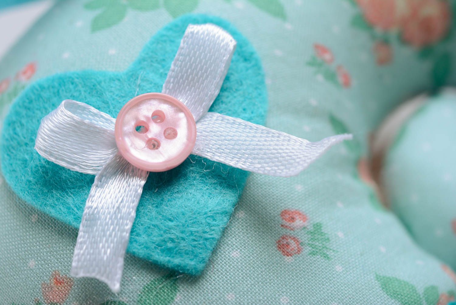 Juguete de peluche de tela artesanal con forma de caracol mediano bonito azul foto 4