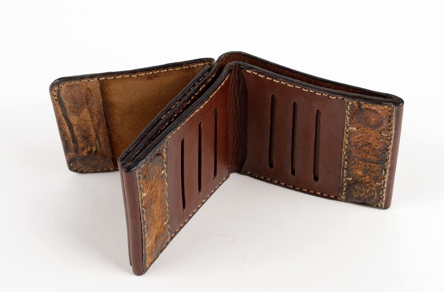 Bifold Wallet Handmade Billfold Gift Ideas 