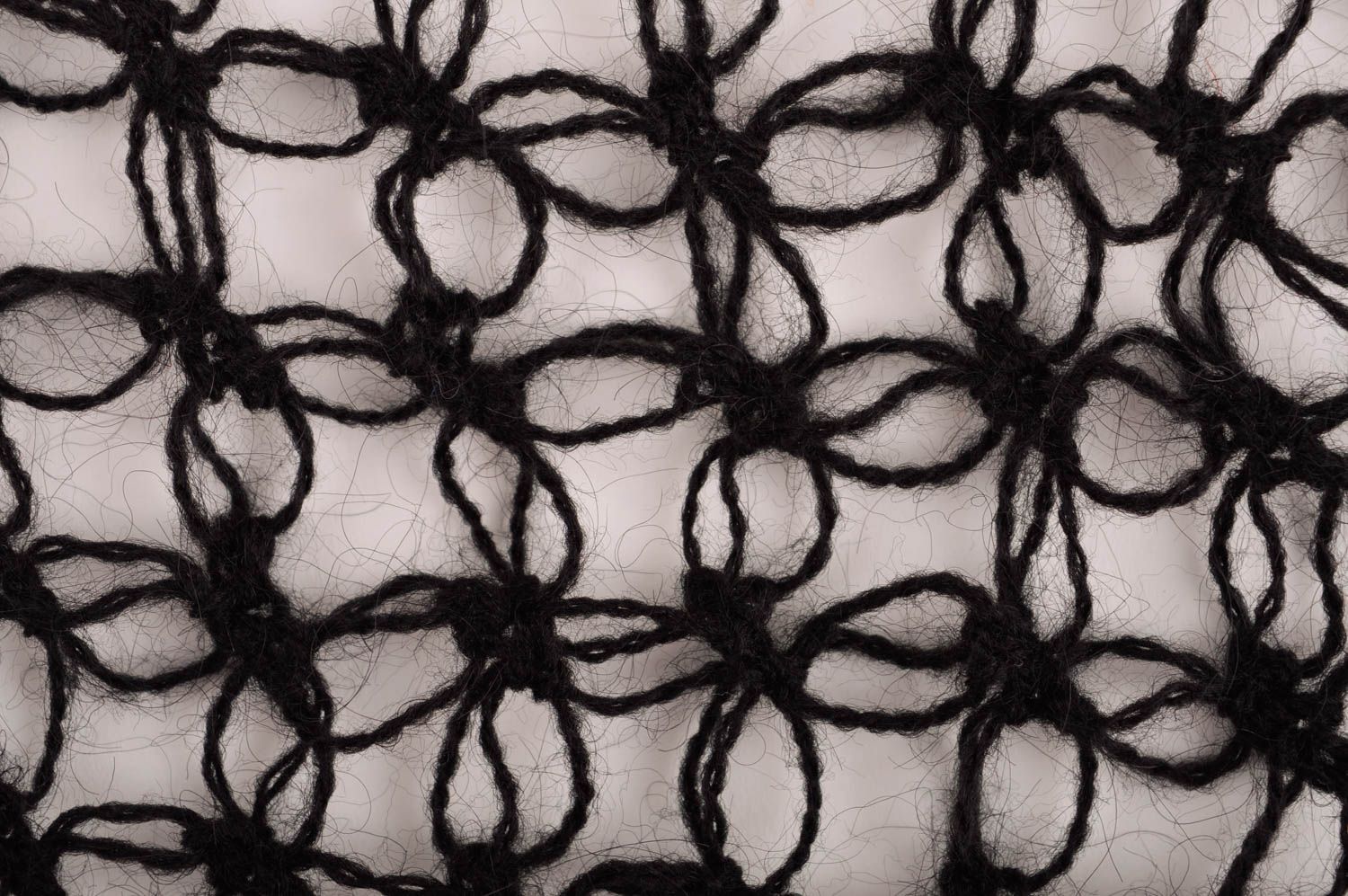 Écharpe crochet fait main Foulard en soie original Cadeau pour femme design photo 4